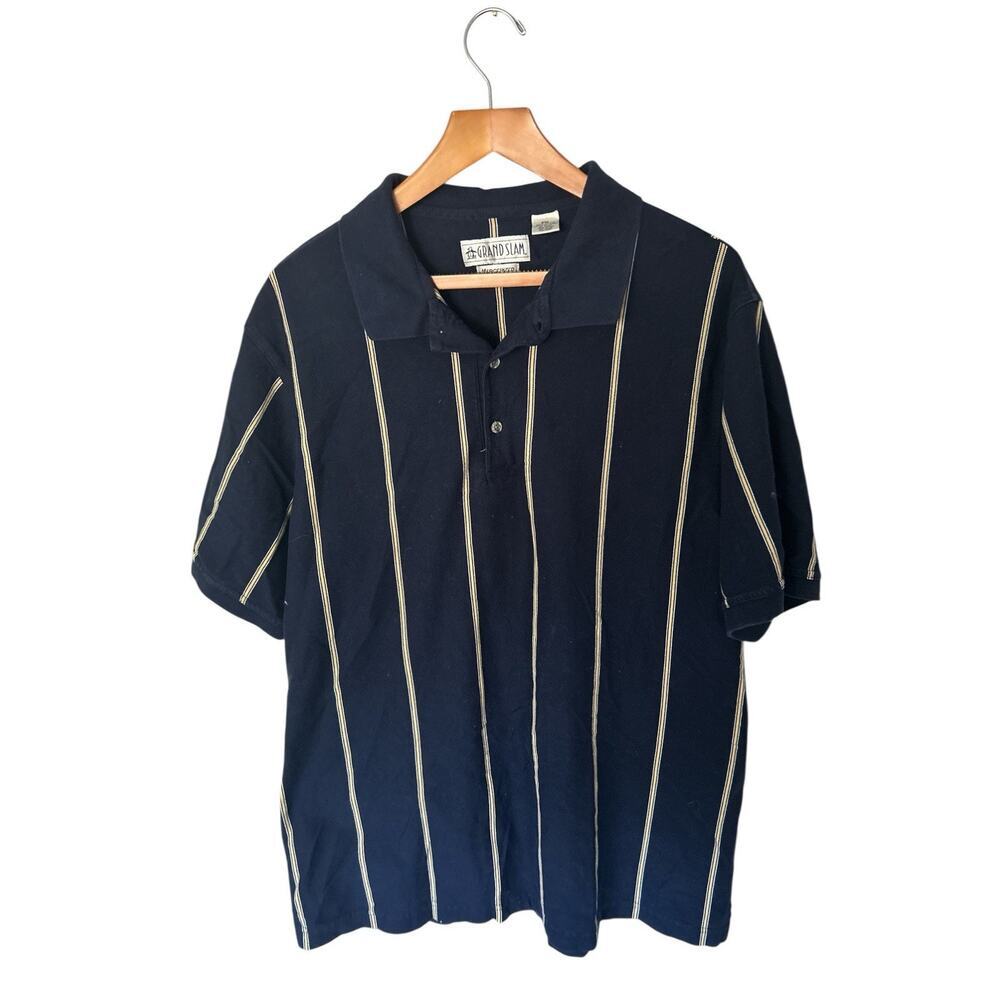 Grand Slam Polo Shirt Striped xxl